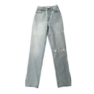 Abercrombie & Fitch curve love the 90’s straight ultra high rise jeans